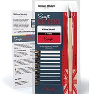 William Mitchell Calligraphy Script Dip Pens Set