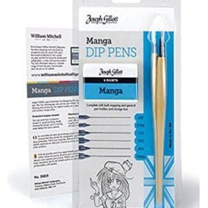 William Mitchell Joseph Gillott Manga Dip Pens Set