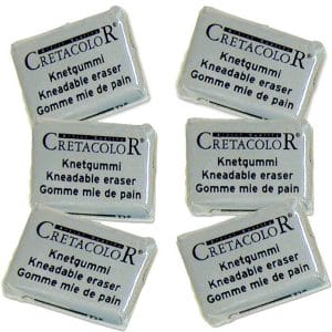 Cretacolor Kneedable Eraser - Small (Pack of 6)