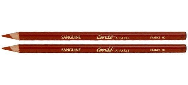Conte A Paris Artist's Pencils Sanguine (Box of 12 Pencils)