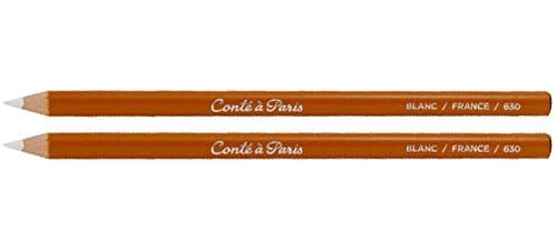 Conte A Paris Artist's Pencils White (Box of 12 Pencils)