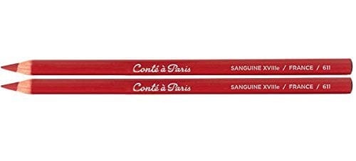 Conte A Paris Artist's Pencils Sanguine XVIIIE (Box of 12 Pencils) 5006464 conte a Conte A Paris Artist's Pencils Sanguine XVIIIE (Box of 12 Pencils)