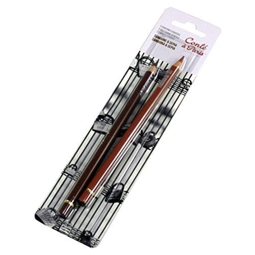 Conte A Paris Artist's Pencils Sepia & Sanguine (Blister Pack of 2) 50109 conte a paris artists pencils sepia sanguine blister pack of 2 Conte A Paris Artist's Pencils Sepia & Sanguine (Blister Pack of 2)