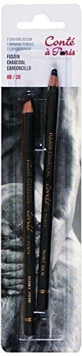Conte A Paris Artist's Pencils Charcoal HB & 2B (Blister Pack of 2) 50111 conte a paris artists pencils charcoal hb 2b blister pack of 2 Conte A Paris Artist's Pencils Charcoal HB & 2B (Blister Pack of 2)