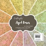 CrafTangles Scrapbook Paper Pack - Aged Roses (6"x6")