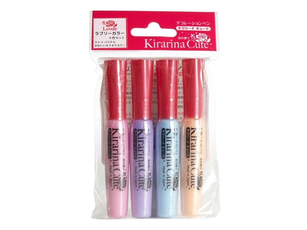 Kirarina 4pc Cute Puff Paint Set - Lovely kcutelvlyset Kirarina 4pc Cute Puff Paint Set - Lovely