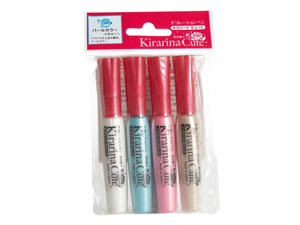 Kirarina 4pc Cute Puff Paint Set - Pearl kcuteprlset Kirarina 4pc Cute Puff Paint Set - Pearl