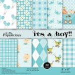 Papericious - Its a Boy (8 by 8 patterned paper)