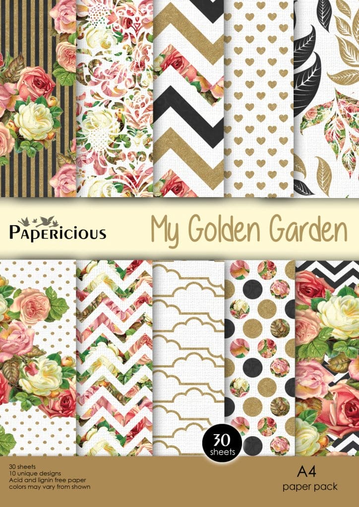 Papericious (Premium Collection) - My Golden Garden (A4 paper)