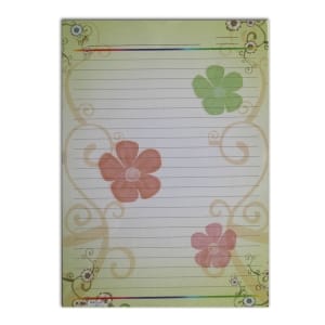Lotus Designer Colour Sheets - A4 (One Side Multi Design D10) - 20 Sheets