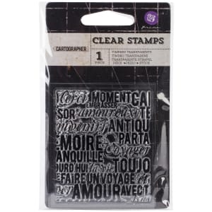 Prima Clear Stamp - Cartographer
