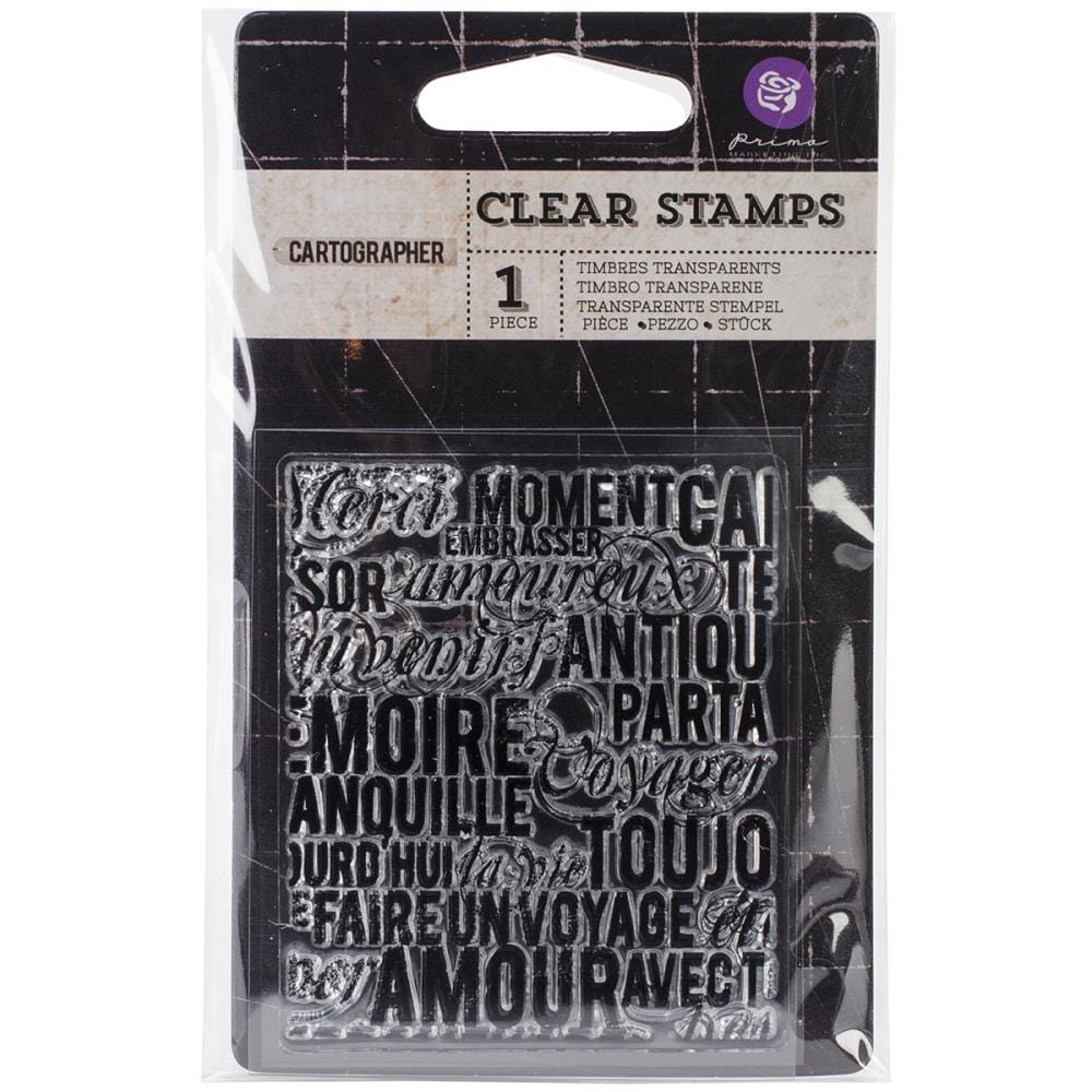 Prima Clear Stamp - Cartographer