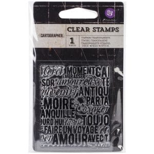 Prima Clear Stamp - Cartographer