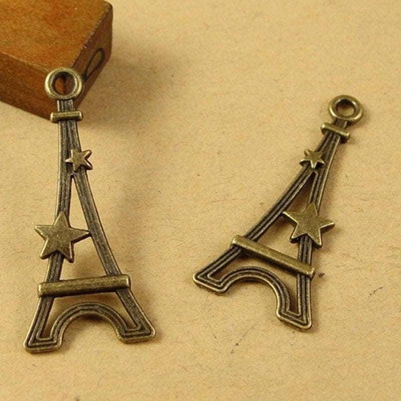 Paris Metal Charms (Set of 10 pcs) CAMC 51 eifeel tower metal charms vintage theme Paris Metal Charms (Set of 10 pcs)