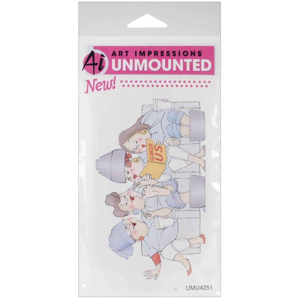 Art Impressions Girlfriends Umounted Rubber Stamps - Beauty In Progress art impressions girlfriends stamps beauty in progress umu4251 Art Impressions Girlfriends Umounted Rubber Stamps - Beauty In Progress