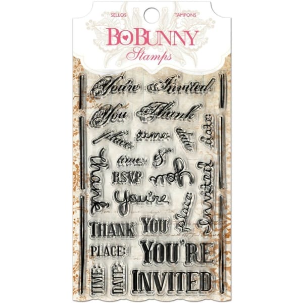 BoBunny Stamps - You Are Invited