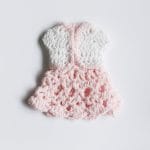 Mini crochet baby clothes - Baby Girl (Pack of 5 pcs)