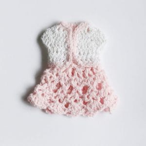 Mini crochet baby clothes - Baby Girl (Pack of 5 pcs)