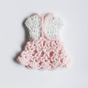 Mini crochet baby clothes - Baby Girl (Pack of 5 pcs)