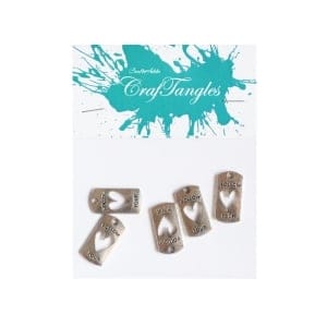 Follow your Heart Metal Charms (Set of 5 pcs)