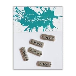 Family Metal Charms (Set of 5 pcs)