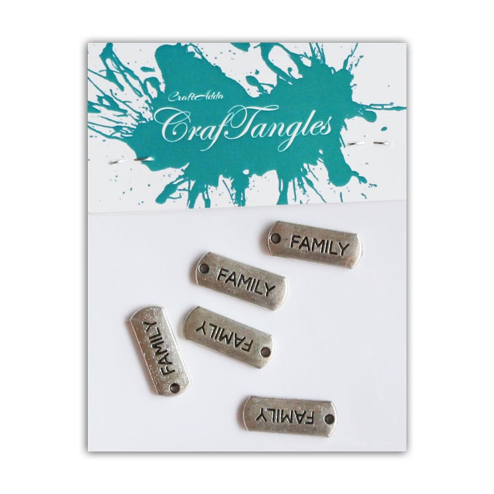 Family Metal Charms (Set of 5 pcs) camc 58 family metal charms Family Metal Charms (Set of 5 pcs)