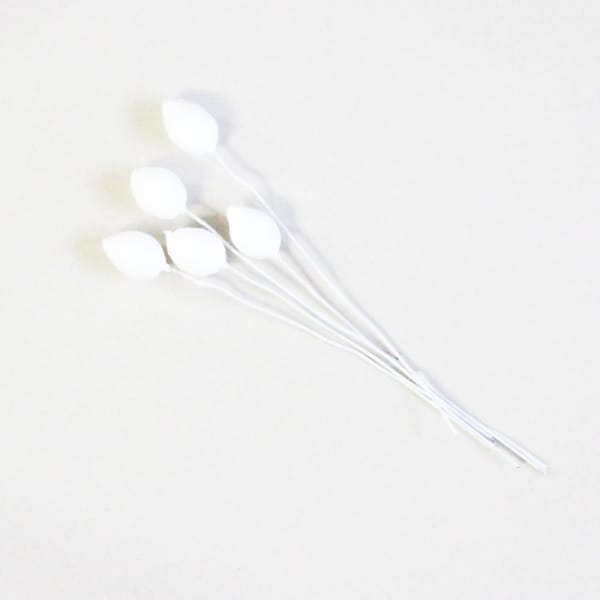 Foam Pollens (Large) - White - set of 10
