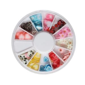 Nail Art Cane Set - Hearts, Flowers and Bows