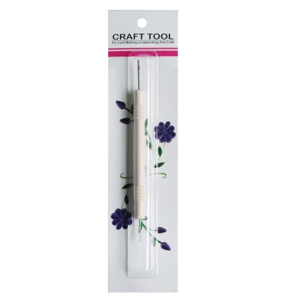 Double sided Quilling needle with plastic handle