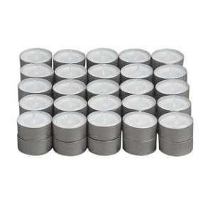 Unscented White Tea Lights (Set of 25 pcs)
