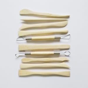 Clay Modelling Tools Set (10 pcs) - 6 inches