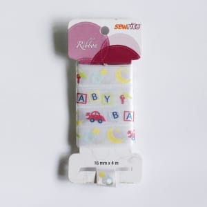 Sewrite Ribbon - Baby Toys (White)