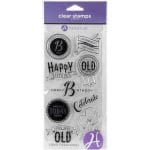 Hampton Art Clear Stamp - Celebrate Birthday
