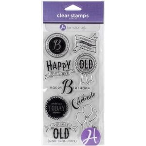 Hampton Art Clear Stamp - Celebrate Birthday