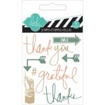 Heidi Swapp Clear Mini Stamps - Thank You