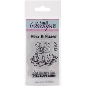 Hot Off The Press Acrylic Stamp - Small Hugs and Kisses