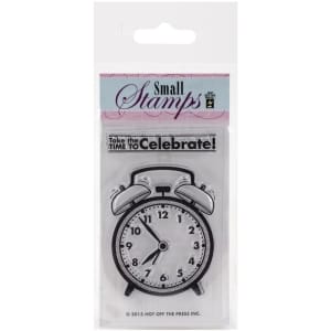 Hot Off The Press Acrylic Stamp - Small Alarm Clock