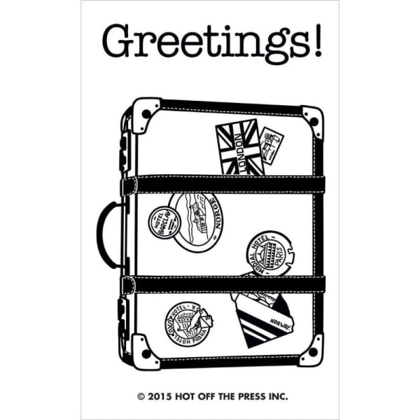 Hot Off The Press Acrylic Stamp - Small Vacation