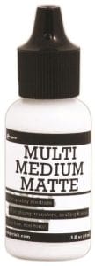 Ranger Mini Multi Medium - Matte Glue Adhesive Paint (0.5 oz)
