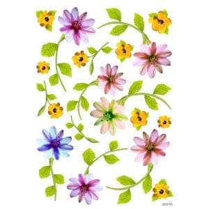JAGS A4 Sospeso Sheet - Floral Design 15