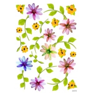 JAGS A4 Sospeso Sheet - Floral Design 15