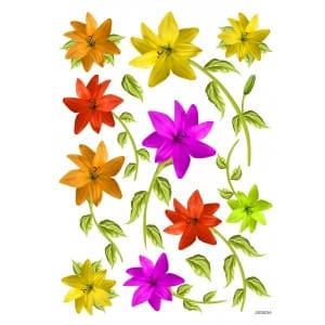 JAGS A4 Sospeso Sheet - Floral Design 3