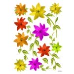 JAGS A4 Sospeso Sheet - Floral Design 3