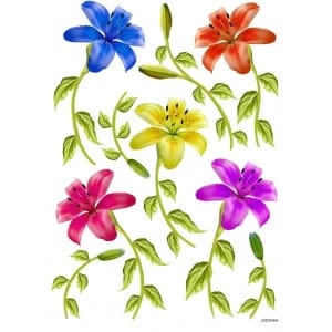 JAGS A4 Sospeso Sheet - Floral Design 6