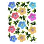 JAGS A4 Sospeso Sheet - Floral Design 7