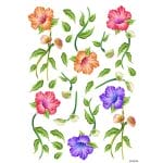 JAGS A4 Sospeso Sheet - Floral Design 9