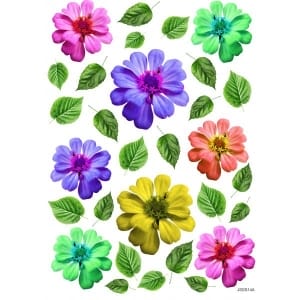 JAGS A4 Sospeso Sheet - Floral Design 14