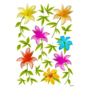JAGS A4 Sospeso Sheet - Floral Design 16