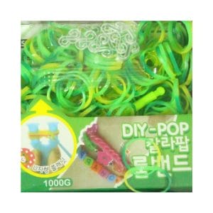 loom-band-green-yellow