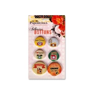 Papericious Adhesive Buttons - Snap It